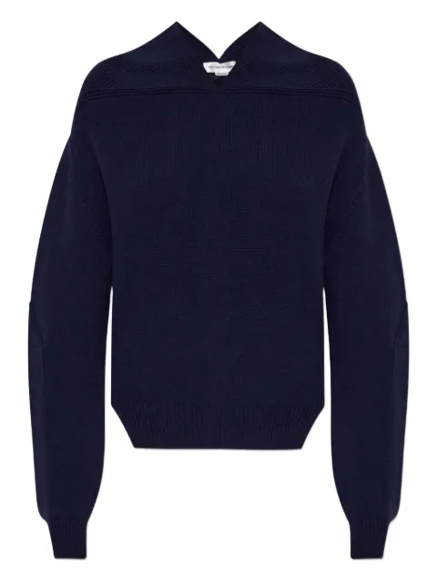 Victoria Beckham cashmere-blend jumper Blue 1325KJU006421A