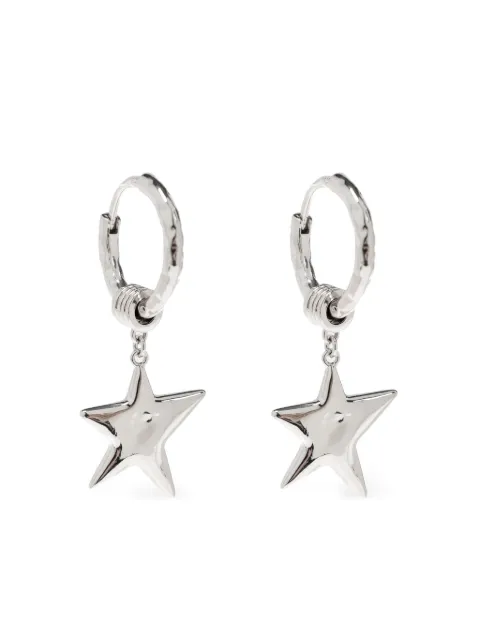 Zadig&Voltaire star-charm hoop earrings Silver OWJW01766