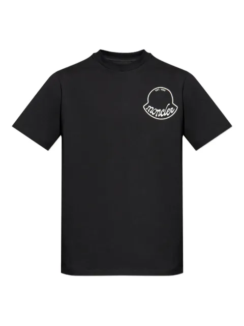 Moncler logo-print T-shirt Black K20918C0001389AJS