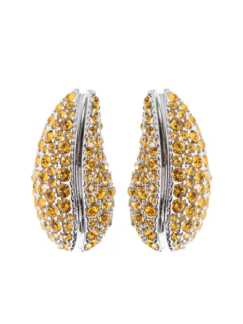 Tory Burch crystal-embellished earrings Silver 171121