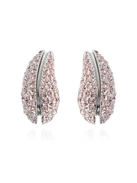 Tory Burch crystal-embellished earrings Silver 171121