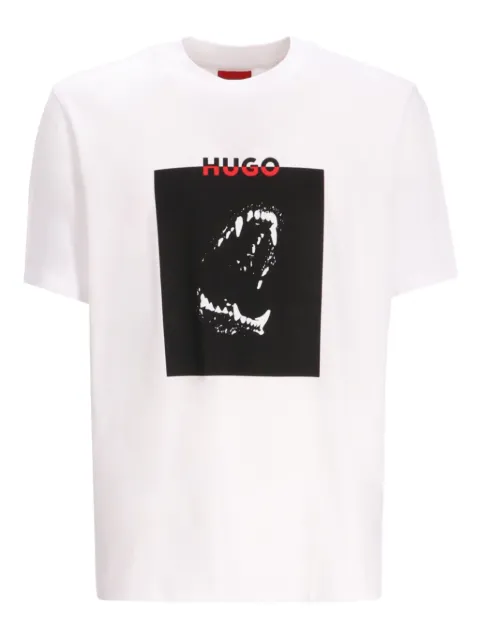 HUGO graphic-print T-shirt White 50542734