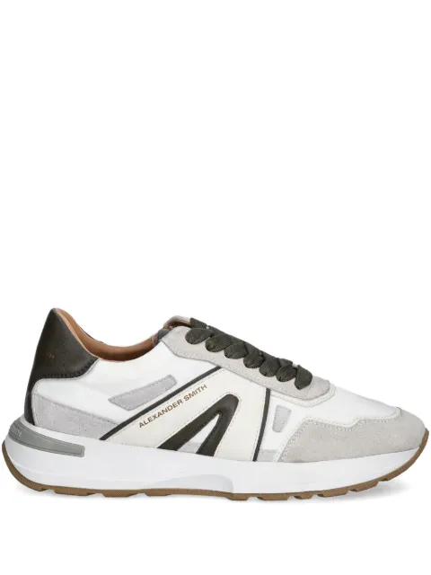 Alexander Smith leather panelled sneakers White ASBBLPM3343
