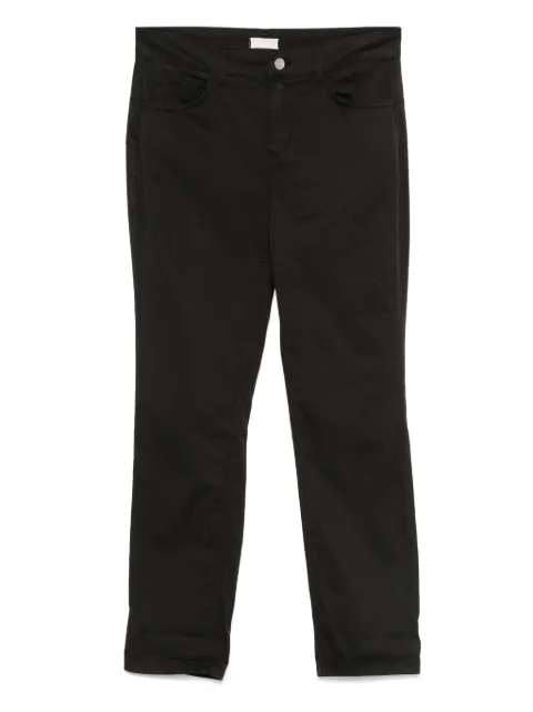 LIU JO logo-embroidered trousers Black WA5417T4810