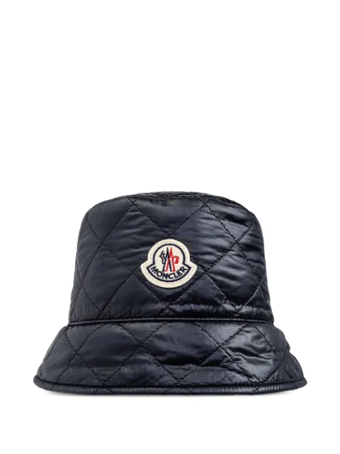 Moncler quilted bucket hat Blue K20933B00027788RA