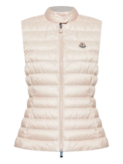 Moncler Ghany quilted sleeveless gilet Pink L10931A00087597YF