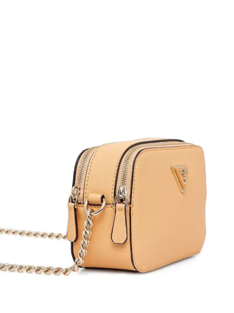 GUESS USA Noelle double-zip chain cross body bag Neutrals HWZG7879140
