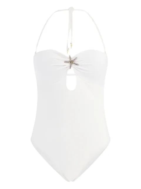GUESS USA cutout starfish swimsuit White E5GJ25KC692