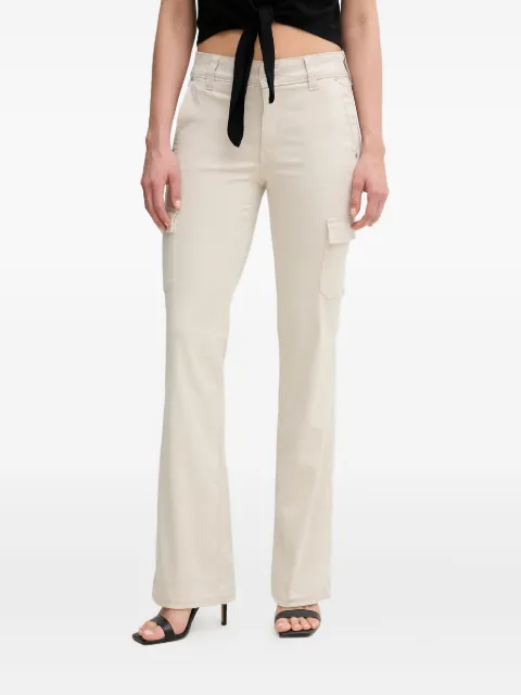 GUESS USA flared trousers Neutrals W5GA1BW93CL