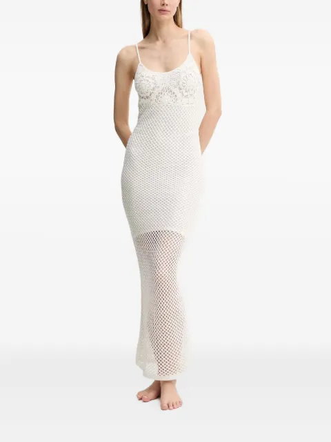 GUESS USA crochet maxi dress White E5GK07Z3N30
