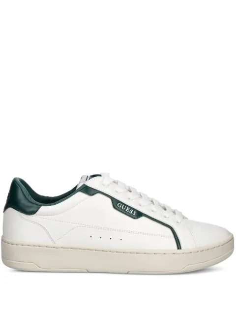 GUESS USA panelled leather sneakers White FMJVICLEL12
