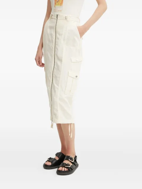GUESS USA zip-front cargo skirt Neutrals W5GD1HWG8N0