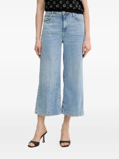 GUESS USA cropped jeans Blue W5GA2ED5O90