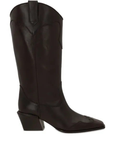 Paris Texas 50mm Bettina square-toe boots Brown PX1778XLTVTEBANO