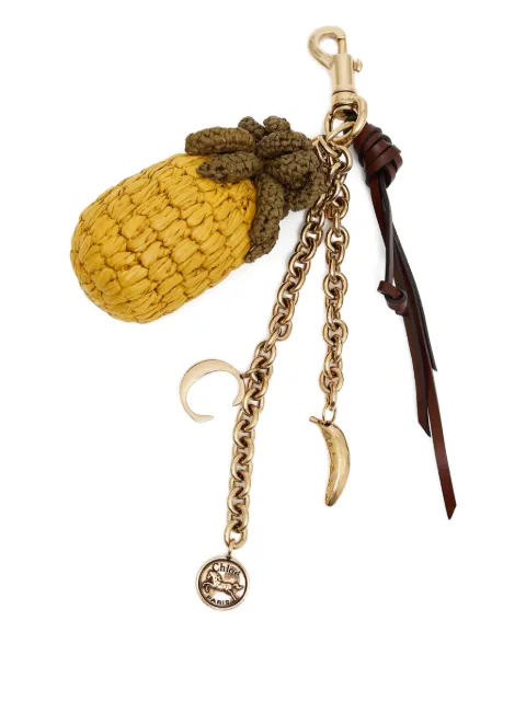 Chloé pineapple bag charm Yellow CH25AK144Q02