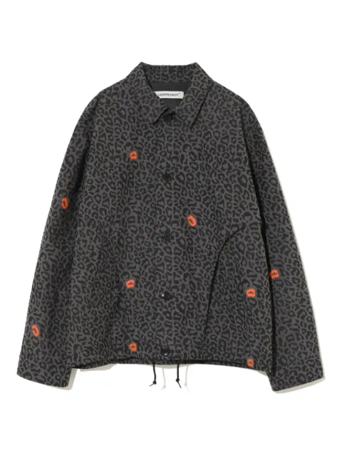 Undercover leopard-print jacket Grey UP1E42041