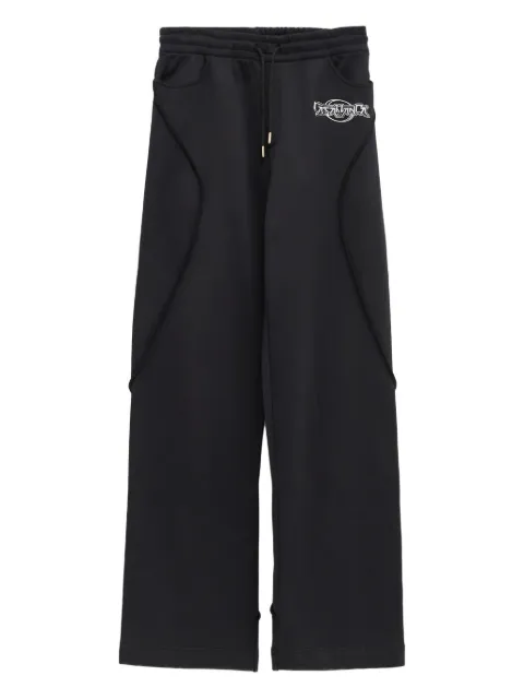 Casablanca panelled track pants Black UAW25JTR31401