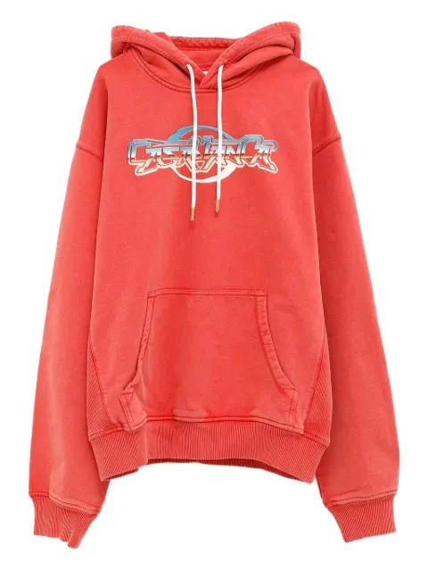 Casablanca graphic-print drawstring hoodie Red MPF25JTP29