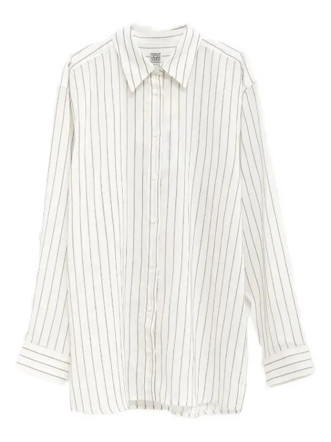 TOTEME striped shirt White 253WRT0480FB0439303