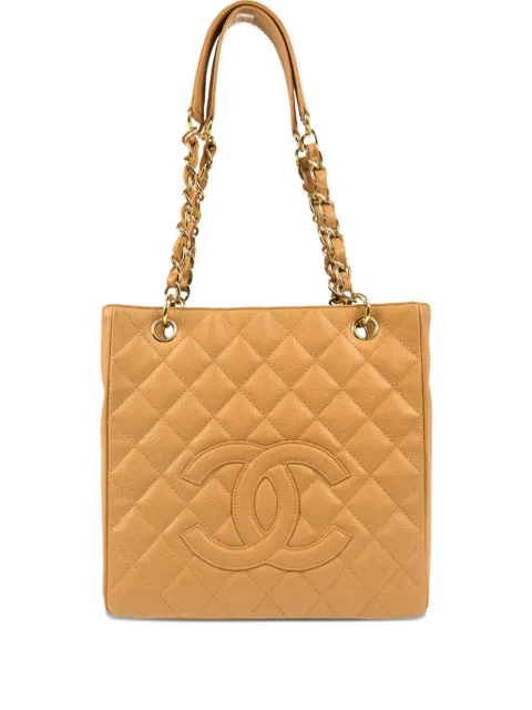 CHANEL Pre-Owned 2005 Petite Shopping PST tote bag Neutrals 9985690