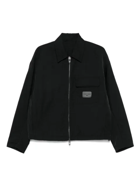Emporio Armani logo-patch jacket Black EM001149AF13155