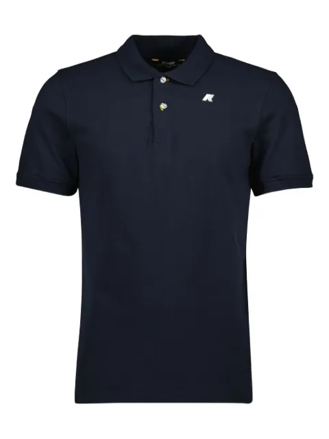K-Way Vinnie pique polo shirt Blue K1125CW