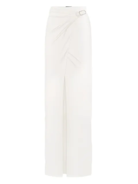 TOM FORD wrap-front buckle-fastening maxi skirt Neutrals GC5799FAX1512