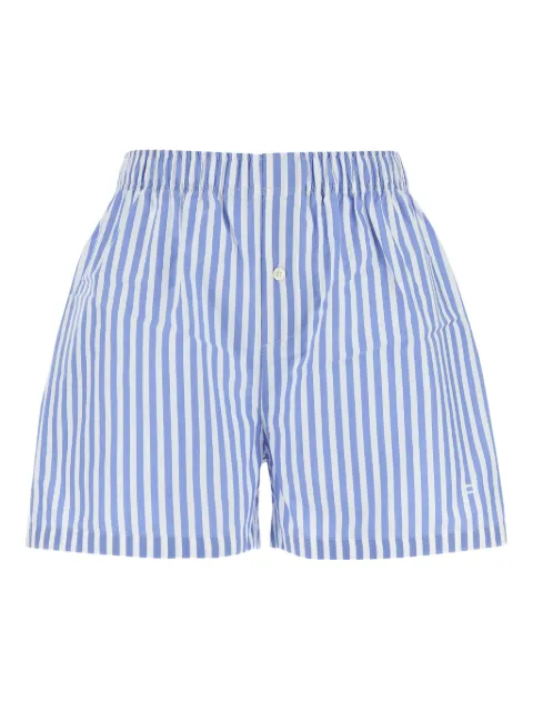 Philosophy Di Lorenzo Serafini striped elasticated shorts Blue A13010735