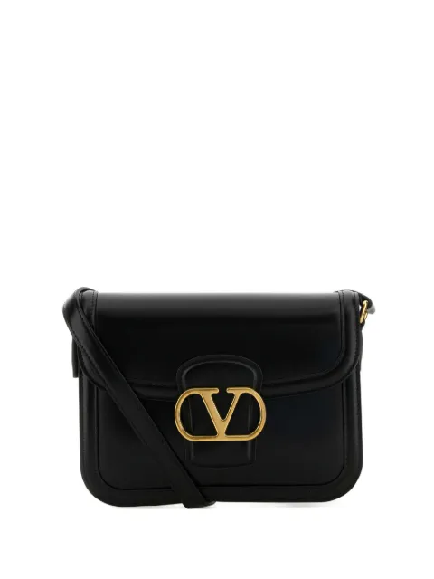 Valentino Garavani 9To5 small shoulder bag in smooth calfskin Black WB0R46UHF