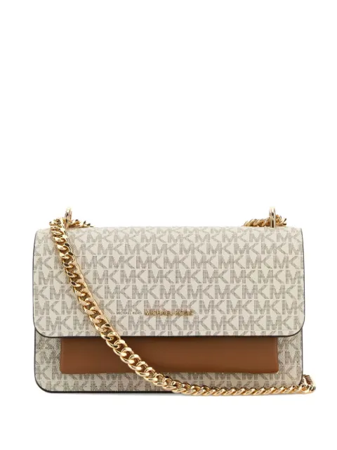 Michael Michael Kors Clair monogram cross body bag Neutrals 30R5GC7L3B