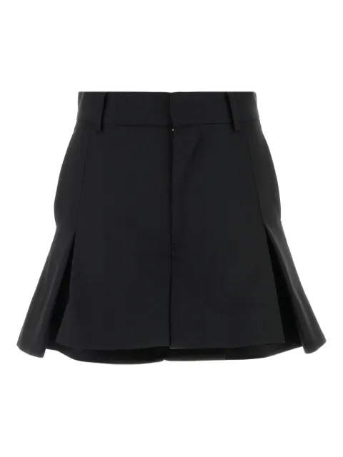 sacai pleated mini skirt Black 2507644