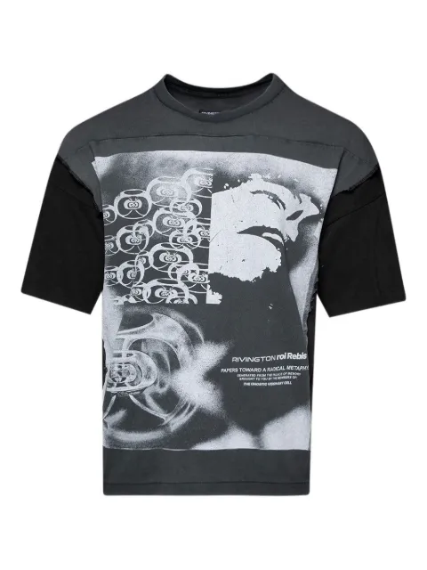 RRR123 graphic-print T-shirt Grey METQSS06
