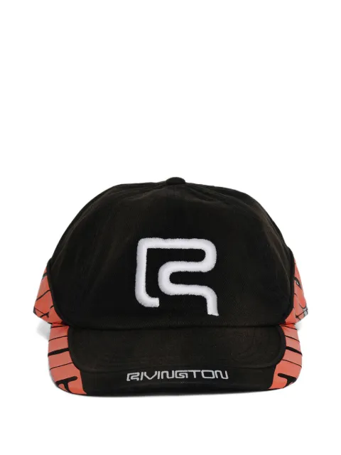 RRR123 Metarosa embroidered baseball cap Black MTRSHA00