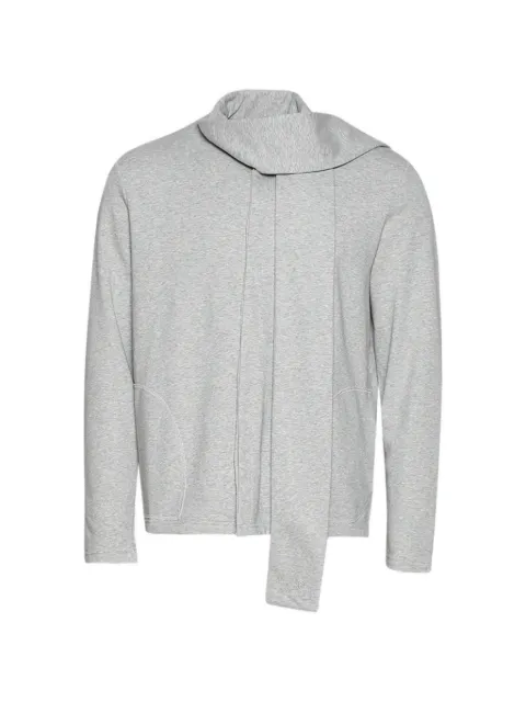 MM6 Maison Margiela collar long-sleeves sweater Grey SH0NH0015M25013