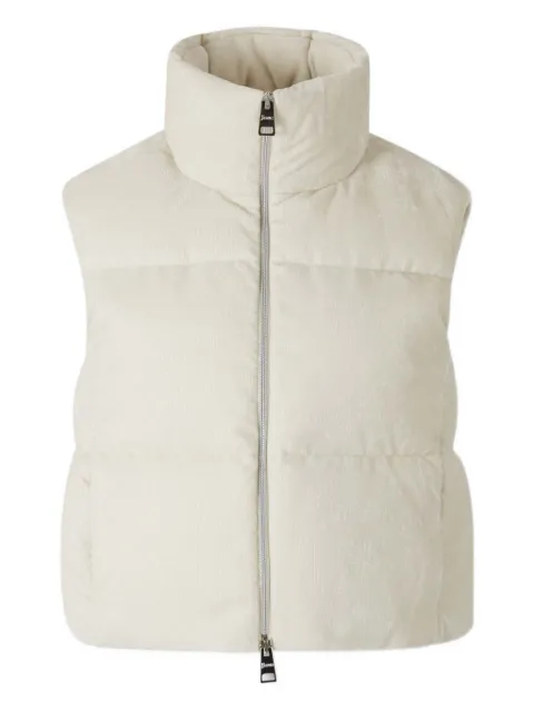Herno quilted high-neck gilet Neutrals PI00157DR12728