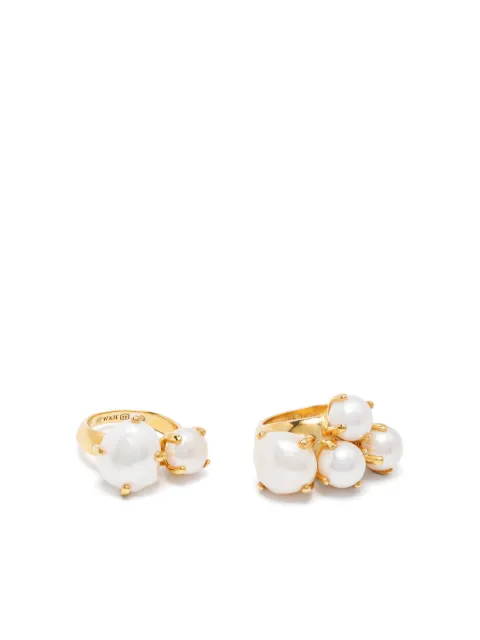 Wouters & Hendrix pearl statement ring Gold RCE004