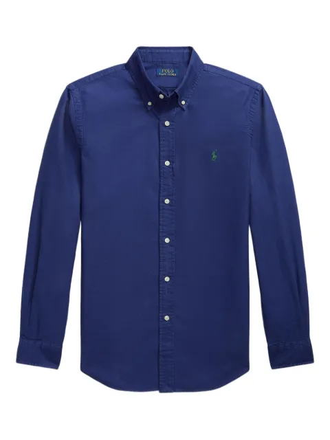 Polo Ralph Lauren embroidered-logo shirt Blue 710804257065