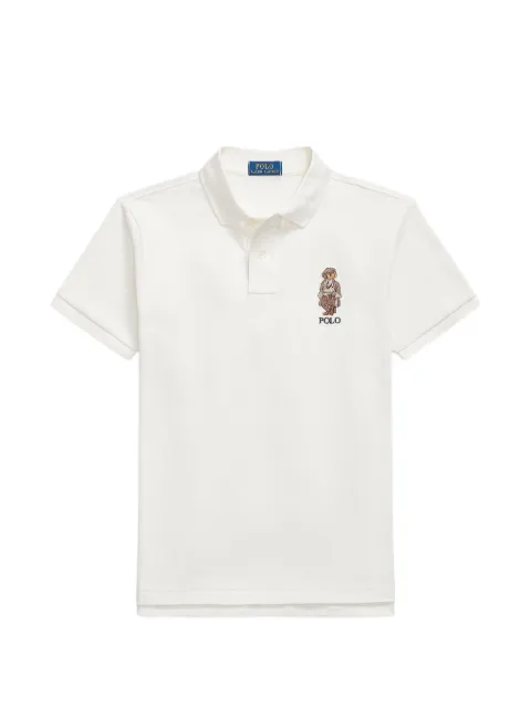 Polo Ralph Lauren Polo Bear-embroidered polo shirt White 710P00082001