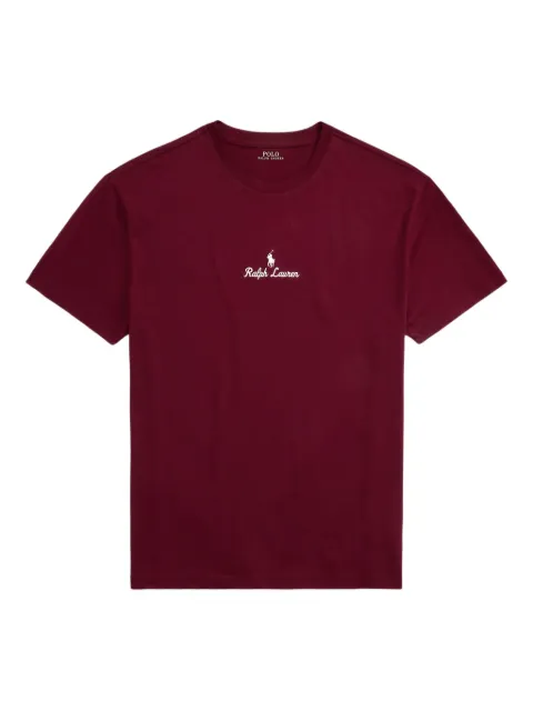 Polo Ralph Lauren logo-embellished T-shirt Red 710981370007