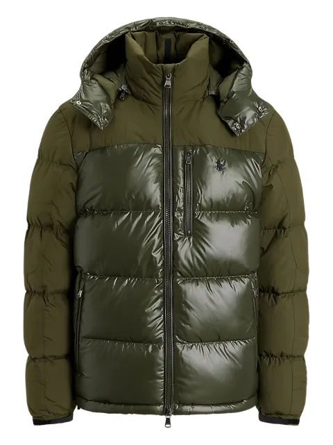 Polo Ralph Lauren attached-hood padded jacket Green 710967786003