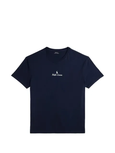 Polo Ralph Lauren logo-embroidered T-shirt Blue 710981370002