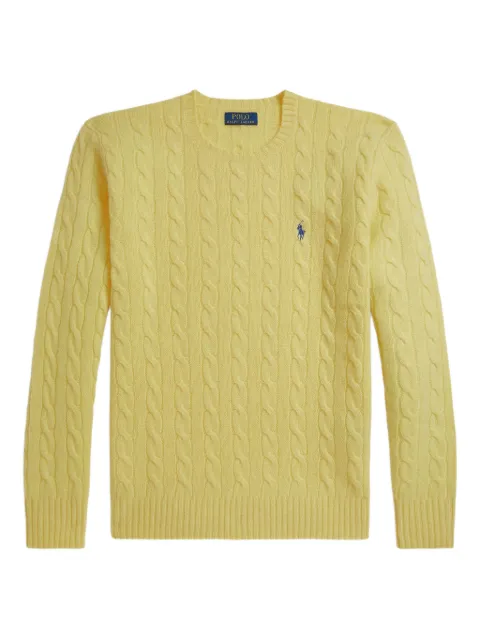 Polo Ralph Lauren cable-knit sweater Yellow 710876762030