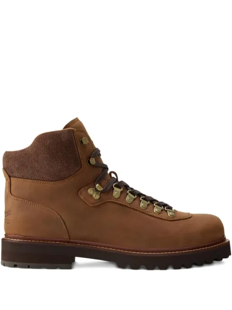Polo Ralph Lauren leather lace-up hiking boots Brown 812974116002