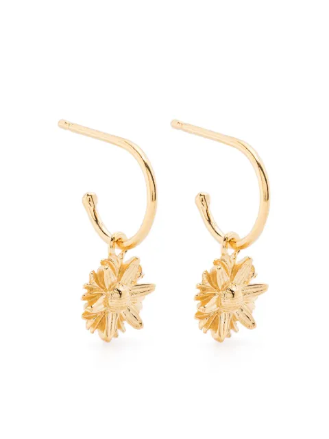 Wouters & Hendrix Daisy hoop earrings Gold EBF001