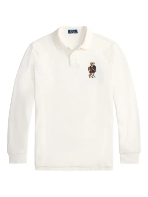 Polo Ralph Lauren Polo Bear long-sleeve polo shirt White 710981793001