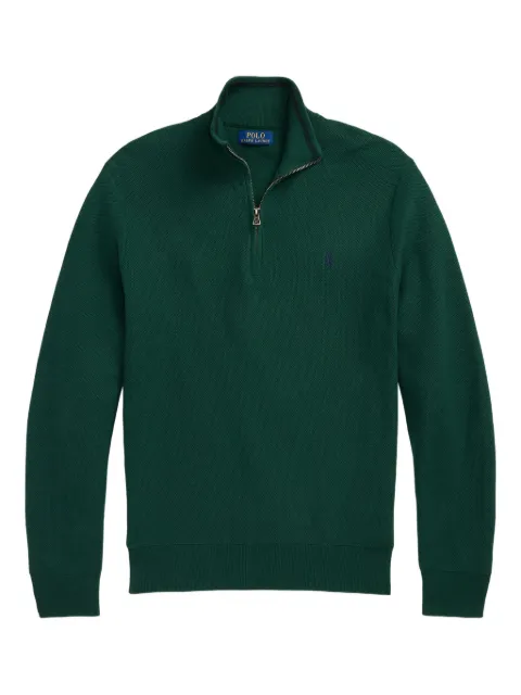 Polo Ralph Lauren short-zip sweater Green 710932304526