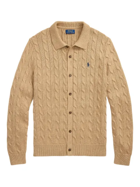 Polo Ralph Lauren cable-knit button-up cardigan Neutrals 710979114003