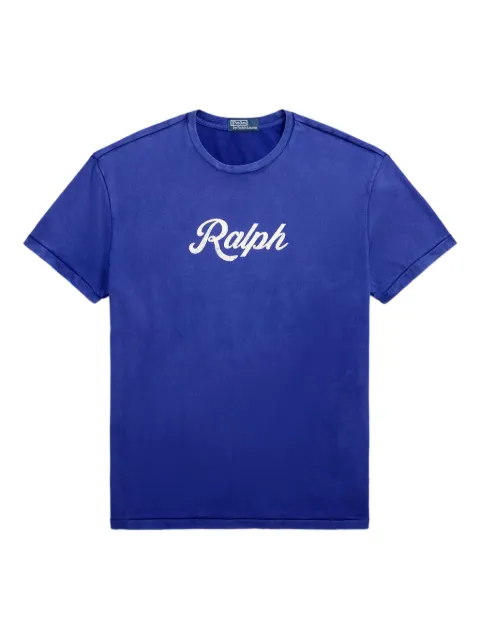 Polo Ralph Lauren logo-print crew-neck T-shirt Blue 710936401010
