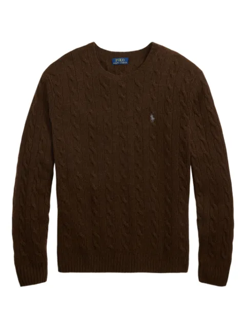 Polo Ralph Lauren cable-knit sweater Brown 710876762029