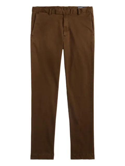 Polo Ralph Lauren flat-front cotton trousers Brown 710979503005